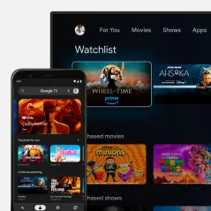 Telewizor Kruger&Matz 32" HD Google TV 5.0, DVB-T2/S2/T/C H.265 HEVC