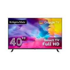 Telewizor Kruger&Matz 40" FHD Google TV 5.0, DVB-T2/S2/T/C H.265 HEVC