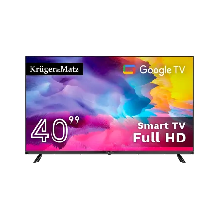 Telewizor Kruger&Matz 40" FHD Google TV 5.0, DVB-T2/S2/T/C H.265 HEVC