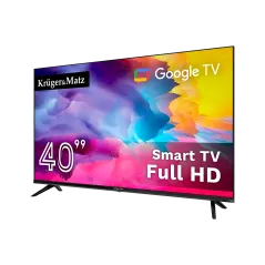 Telewizor Kruger&Matz 40" FHD Google TV 5.0, DVB-T2/S2/T/C H.265 HEVC