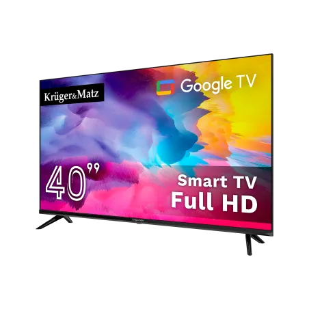 Telewizor Kruger&Matz 40" FHD Google TV 5.0, DVB-T2/S2/T/C H.265 HEVC