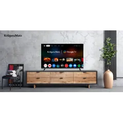 Telewizor Kruger&Matz 43" FHD Google TV, DVB-T2/S2/T/C H.265 HEVC