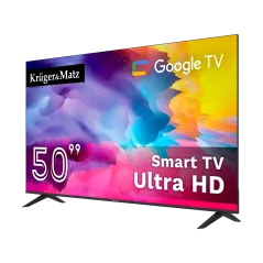 Telewizor Kruger&Matz 50" UHD Google TV 5.0 DVB-T2/T/C H.265 HEVC