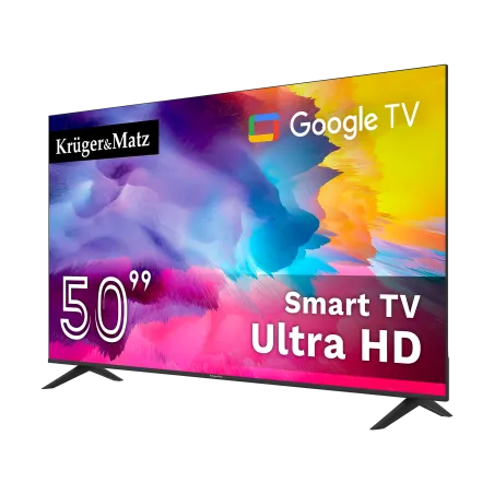 Telewizor Kruger&Matz 50" UHD Google TV 5.0 DVB-T2/T/C H.265 HEVC