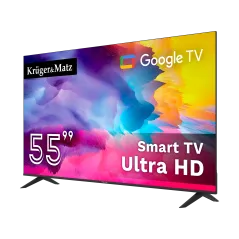 Telewizor Kruger&Matz 55" UHD Google TV 5.0 DVB-T2/T/C H.265 HEVC