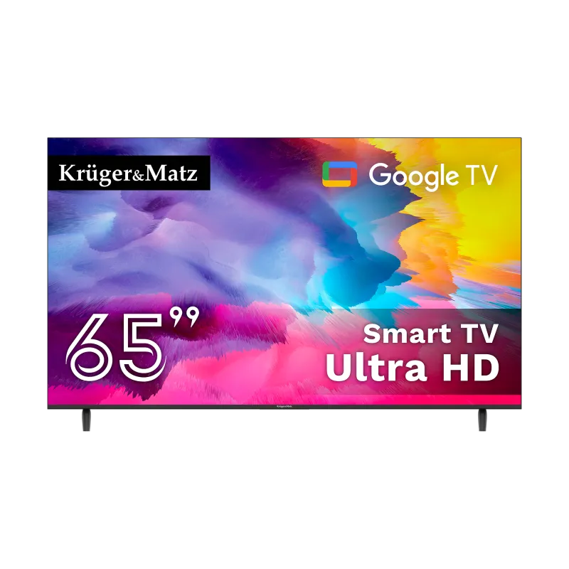 Telewizor Kruger&Matz 65" UHD Google TV 5.0 DVB-T2/T/C H.265 HEVC