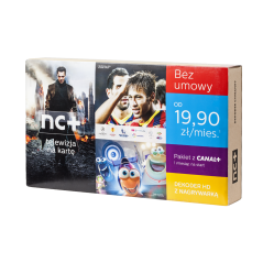 Usługa telewizyjna NC+ 1mies.z dekoderem 5800SXREC PKWiU 61.30.20.0