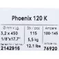 Bohler MMA elektroda spawalnicza zasadowa Phoenix 120K B 3.2x450/5.5paczka/22.0karton (cena za 1 paczkę) Bohler MMA elektroda spawalnicza zasadowa Phoenix 120K B 3.2x450/5.5paczka/22.0karton (cena za 1 paczkę)