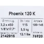 Bohler MMA elektroda spawalnicza zasadowa Phoenix 120K B 3.2x450/5.5paczka/22.0karton (cena za 1 paczkę) Bohler MMA elektroda spawalnicza zasadowa Phoenix 120K B 3.2x450/5.5paczka/22.0karton (cena za 1 paczkę)