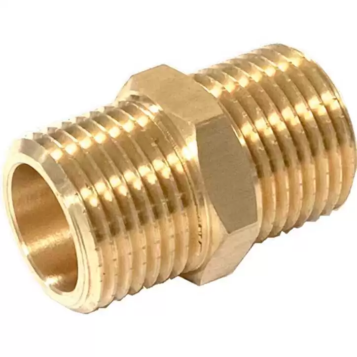 Nypel mosiężny długi 3/4" GZ/GZ Nypel mosiężny długi 3/4" GZ/GZ