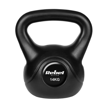 Kettlebell bitumiczny 14 kg REBEL ACTIVE