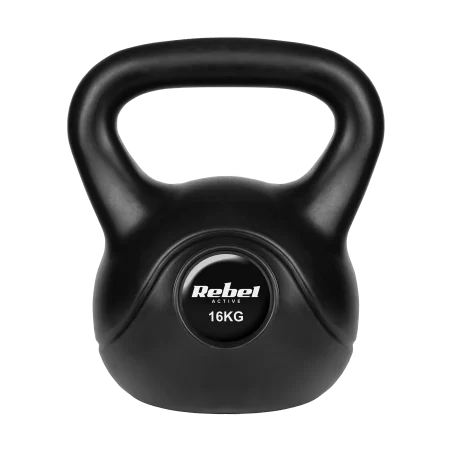 Kettlebell bitumiczny 16 kg REBEL ACTIVE