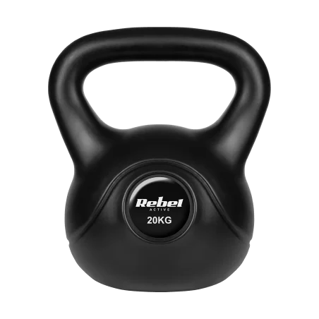 Kettlebell bitumiczny 20 kg REBEL ACTIVE