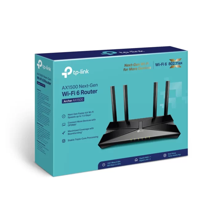 TP-LINK Domowy system Wi-Fi 6 Mesh AX1500, deco X10 2-PACK