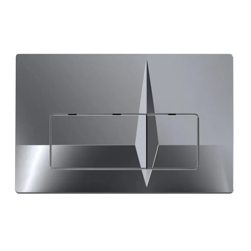 Crudo Płyta przyciskowa OPAL kolor chrom połysk Crudo Płyta przyciskowa OPAL kolor chrom połysk