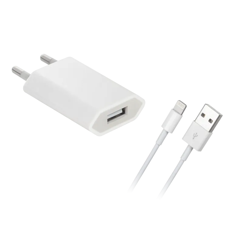 Ładowarka sieciowa z kablem do iPhone, iPad, iPod Ładowarka sieciowa z kablem do iPhone, iPad, iPod