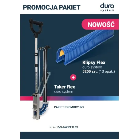 Pakiet Taker - klipsy - Flex Duro System do podłogówki