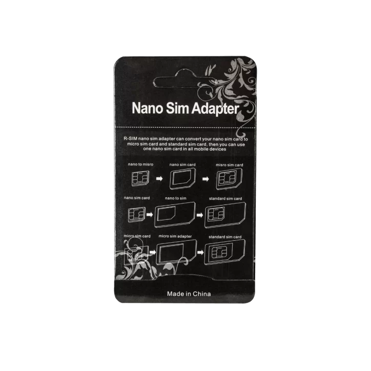 Adapter Nano SIM 3W1 czarny