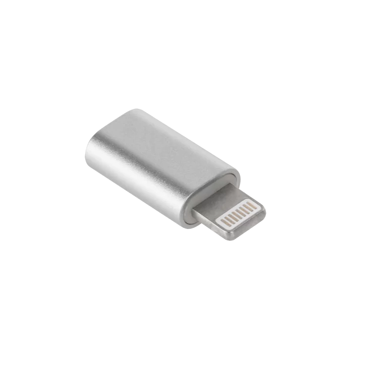 Adapter Przejściówka Micro USB - Apple Lightning M-Life biała