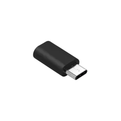 Adapter Przejściówka Micro USB - USB typu C Czarny