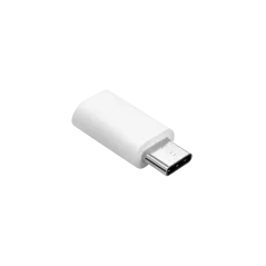 Adapter Przejściówka Micro USB - USB typu C Srebrna