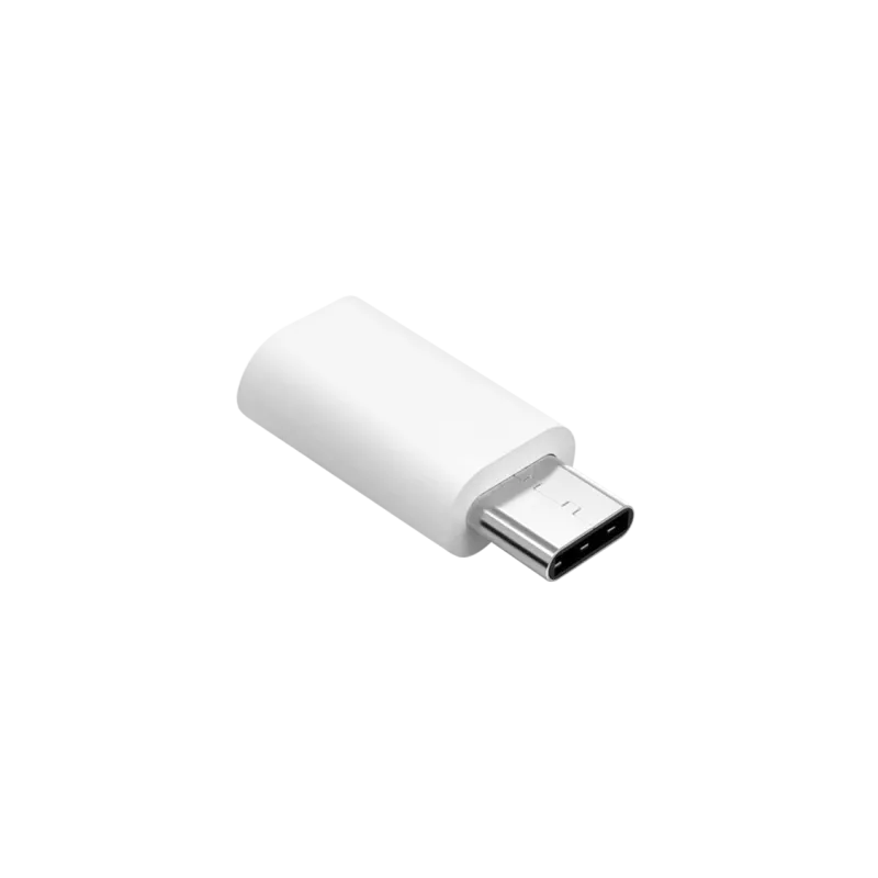 Adapter Przejściówka Micro USB - USB typu C Srebrna