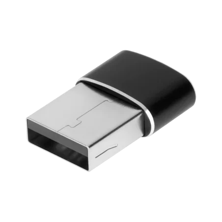 Adapter przejściówka USB - USB Typu C czarny