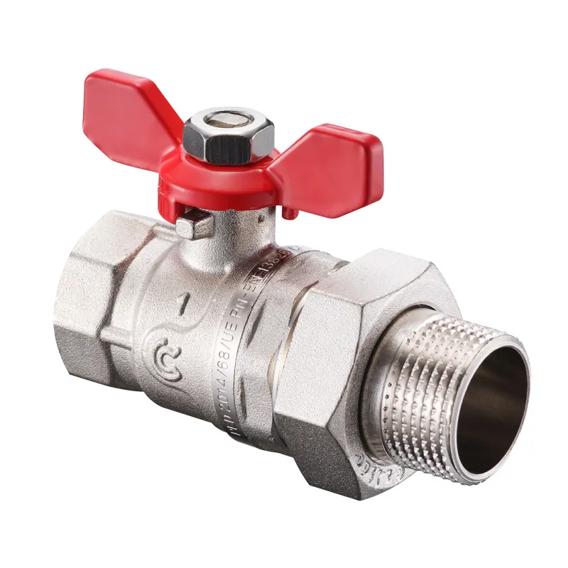 ZAWÓR KULOWY W/Z 1/2" Z PÓŁŚRUBUNKIEM I MOTYLKIEM PN30 PEŁEN NIKIEL ZAWÓR KULOWY W/Z 1/2" Z PÓŁŚRUBUNKIEM I MOTYLKIEM PN30 PEŁEN NIKIEL