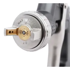 Pistolet lakierniczy LEADER K411 LVLP 2.0mm zbiornik 600ml model 2022