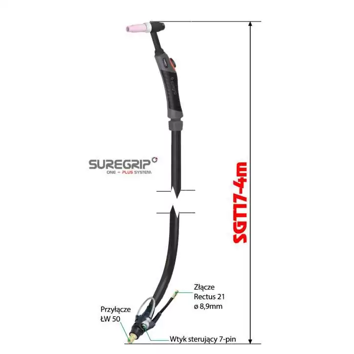 TIG UCHWYT SUREGRIP SGT17 FLEX PKG X 4m TIG UCHWYT SUREGRIP SGT17 FLEX PKG X 4m