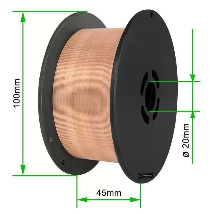 PrimeWire MAG drut spawalniczy ER70S-6 G3Si1 SG2 0.6mm 1kg S100 szpula plastykowa. PrimeWire MAG drut spawalniczy ER70S-6 G3Si1 SG2 0.6mm 1kg S100 szpula plastykowa.