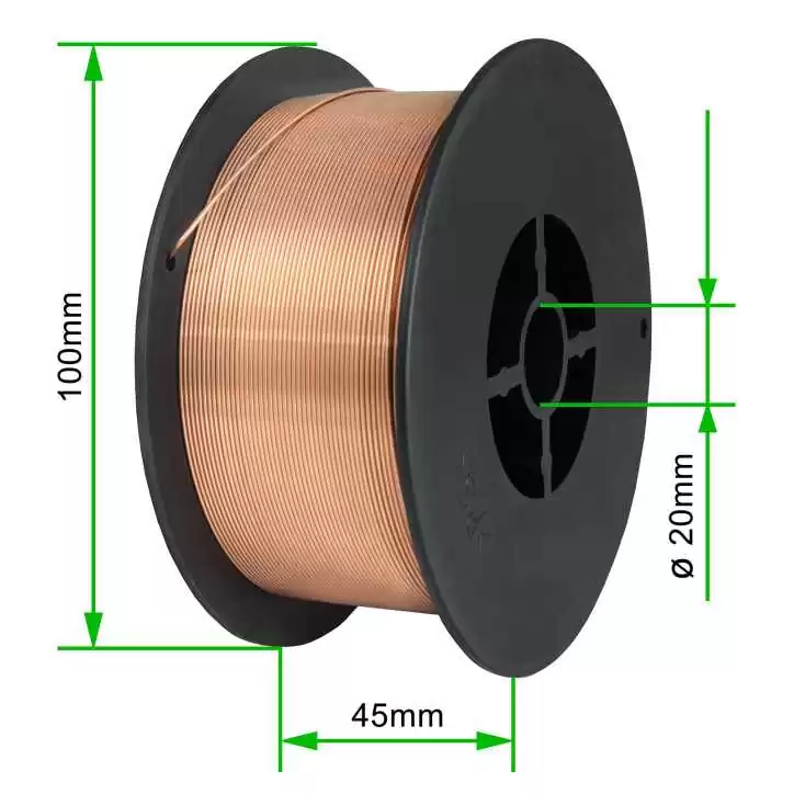 PrimeWire MAG drut spawalniczy ER70S-6 G3Si1 SG2 0.8mm 1kg S100 szpula plastykowa. PrimeWire MAG drut spawalniczy ER70S-6 G3Si1 SG2 0.8mm 1kg S100 szpula plastykowa.