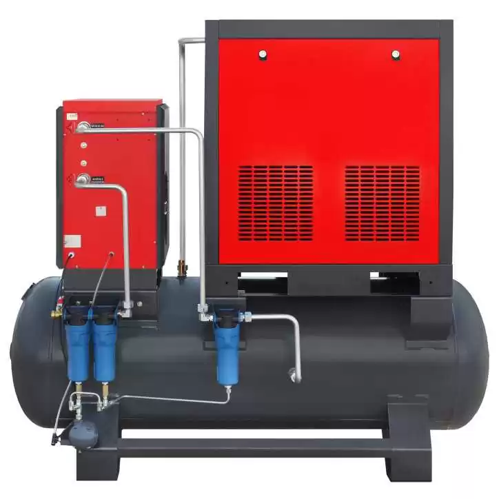 Sprężarka śrubowa ARROW II VSD 15 kW/500 720-1800 l/min. 10 Bar zestaw na zbiorniku poziomym 500L + osuszacz + filtry ISO 8573-1 Sprężarka śrubowa ARROW II VSD 15 kW/500 720-1800 l/min. 10 Bar zestaw na zbiorniku poziomym 500L + osuszacz + filtry ISO 8573-1