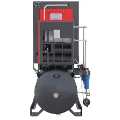 Sprężarka śrubowa ARROW II VSD 15 kW/500 720-1800 l/min. 10 Bar zestaw na zbiorniku poziomym 500L + osuszacz + filtry ISO 8573-1