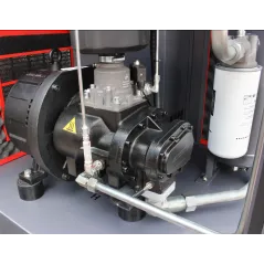 Sprężarka śrubowa ARROW II VSD 15 kW/500 720-1800 l/min. 10 Bar zestaw na zbiorniku poziomym 500L + osuszacz + filtry ISO 8573-1