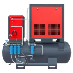 Sprężarka śrubowa ARROW II VSD 15 kW/500 420-1100 l/min. 16 Bar zestaw na zbiorniku poziomym 500L+ osuszacz + filtry ISO 8573-1 