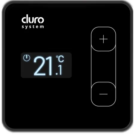 DURO SYSTEM - Bezprzewodowy Termostat XTHERM 60 Czarny