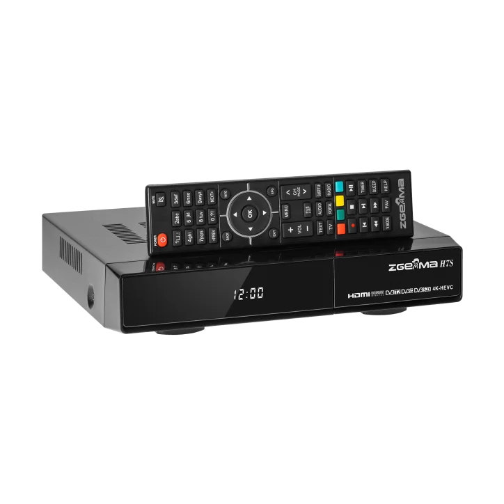 Tuner satelitarny Zgemma H7S DVB-S2X UHD H.265 HEVC LAN