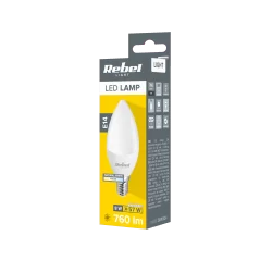 Lampa LED Rebel świeca 8W, E14, 4000K, 230V