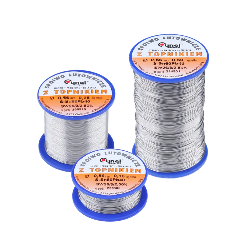 Cyna 0.90mm/1kg Sn60Pb40 CYNEL Cyna 0.90mm/1kg Sn60Pb40 CYNEL