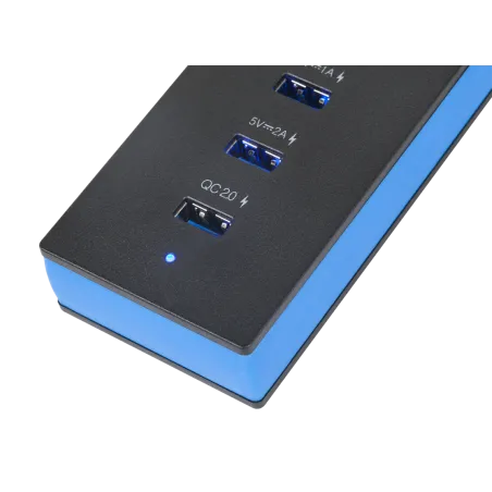 Listwa ładująca 4xUSB Quer z funkcją szybkiego ładowania QC