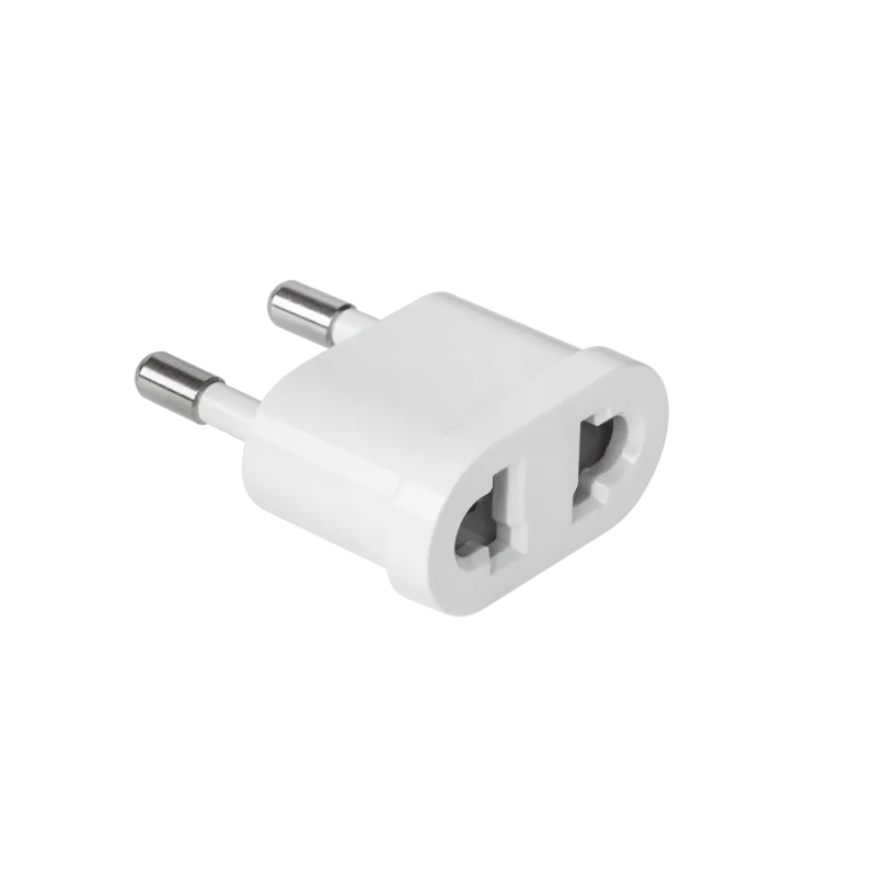 Wtyk AC PL - GN.USA białe