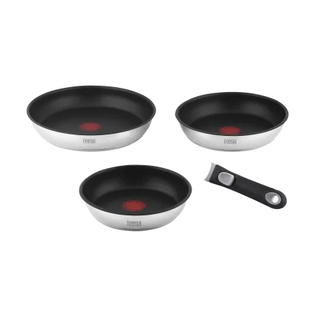 Zestaw patelni z odłączaną rączką 22cm , 24cm 28 cm TEESA FRYING PANS SINGLE HAND