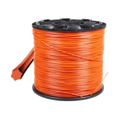 Żyłka tnąca 2.4/8kg gwiazdka pomarańcz