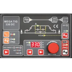 Spawarka inwertorowa MegaTig DC 330 Welder Fantasy+uchwyt Parker SGT18SC