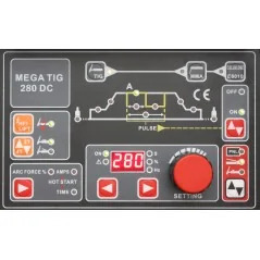 Spawarka inwertorowa MegaTig DC 280 Welder Fantasy+uchwyt Parker SGT18FX