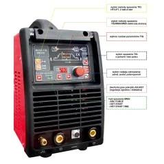 Spawarka inwertorowa MegaTig 280DC Uchwyt SGT18FX 4m+Chłodnica+Wózek