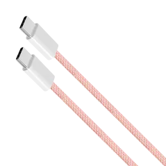 Kabel USB typu C - USB typu C 60 W 1 m różowy Kruger&Matz Basic