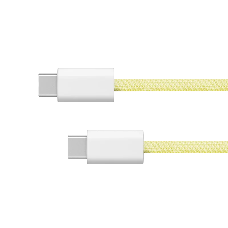 Kabel USB typu C - USB typu C 60 W 1 m żółty Kruger&Matz Basic