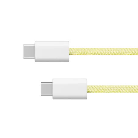 Kabel USB typu C - USB typu C 60 W 1 m żółty Kruger&Matz Basic